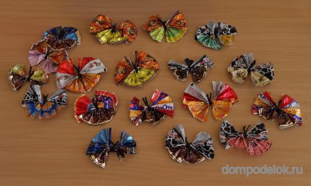 Бабочки из различных материалов
