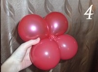 Сердечко из воздушных шаров