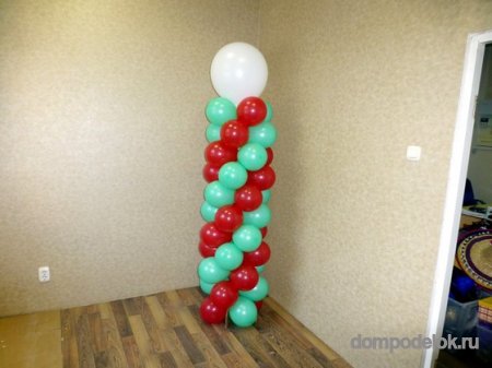 Столбик из воздушных шаров