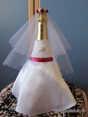 Декор бутылок "Жених и невеста"