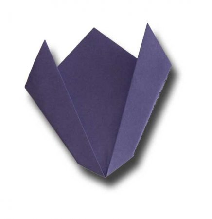 Тюльпан в технике оригами для детей