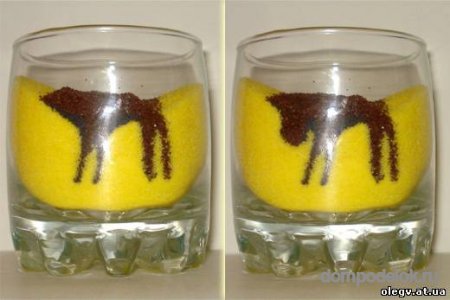 Насыпушка "Верблюд" из подкрашенной соли