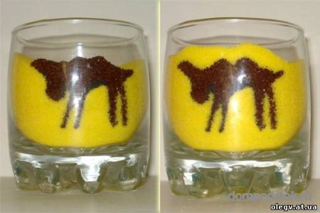 Насыпушка "Верблюд" из подкрашенной соли