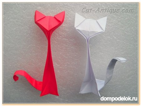 Египетский кот в технике оригами