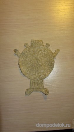 Текстильное панно "Чаепитие" картина из обрезков ткани
