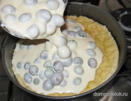 Творожный пирог с крыжовником рецепт выпечки на день рождение