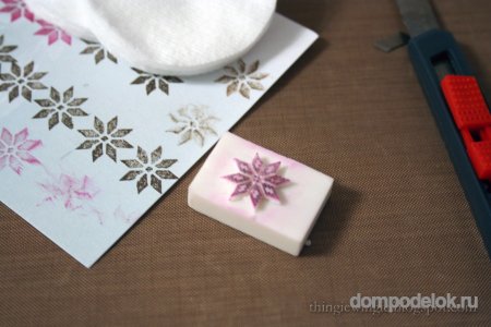Штампы из ластика для изготовления открыток